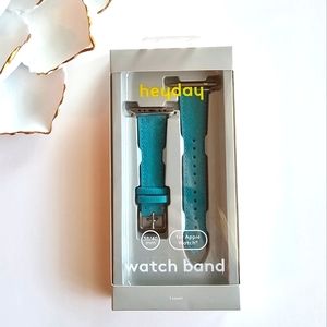 Apple Watch Band StrapHEYDAY Ocean Teal Faux Leather 38 / 40mm
